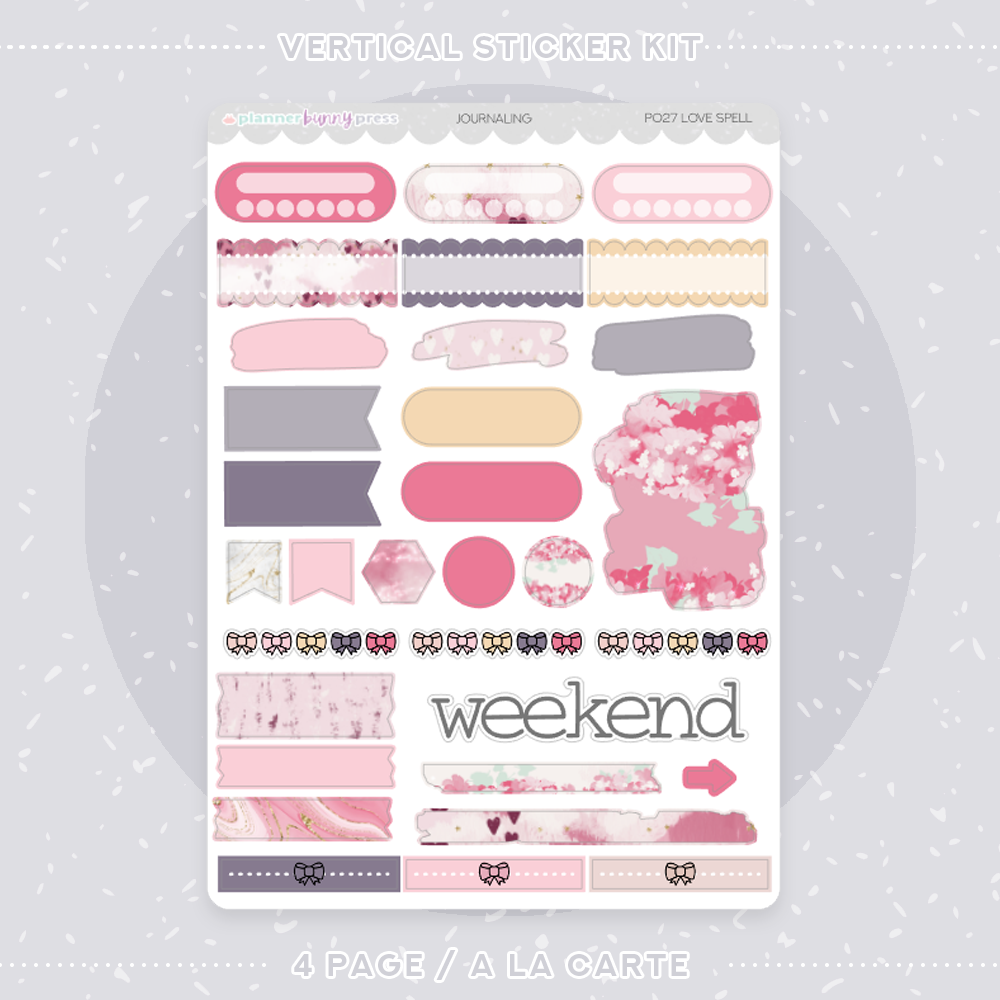 Love Spell | Vertical Sticker Kit