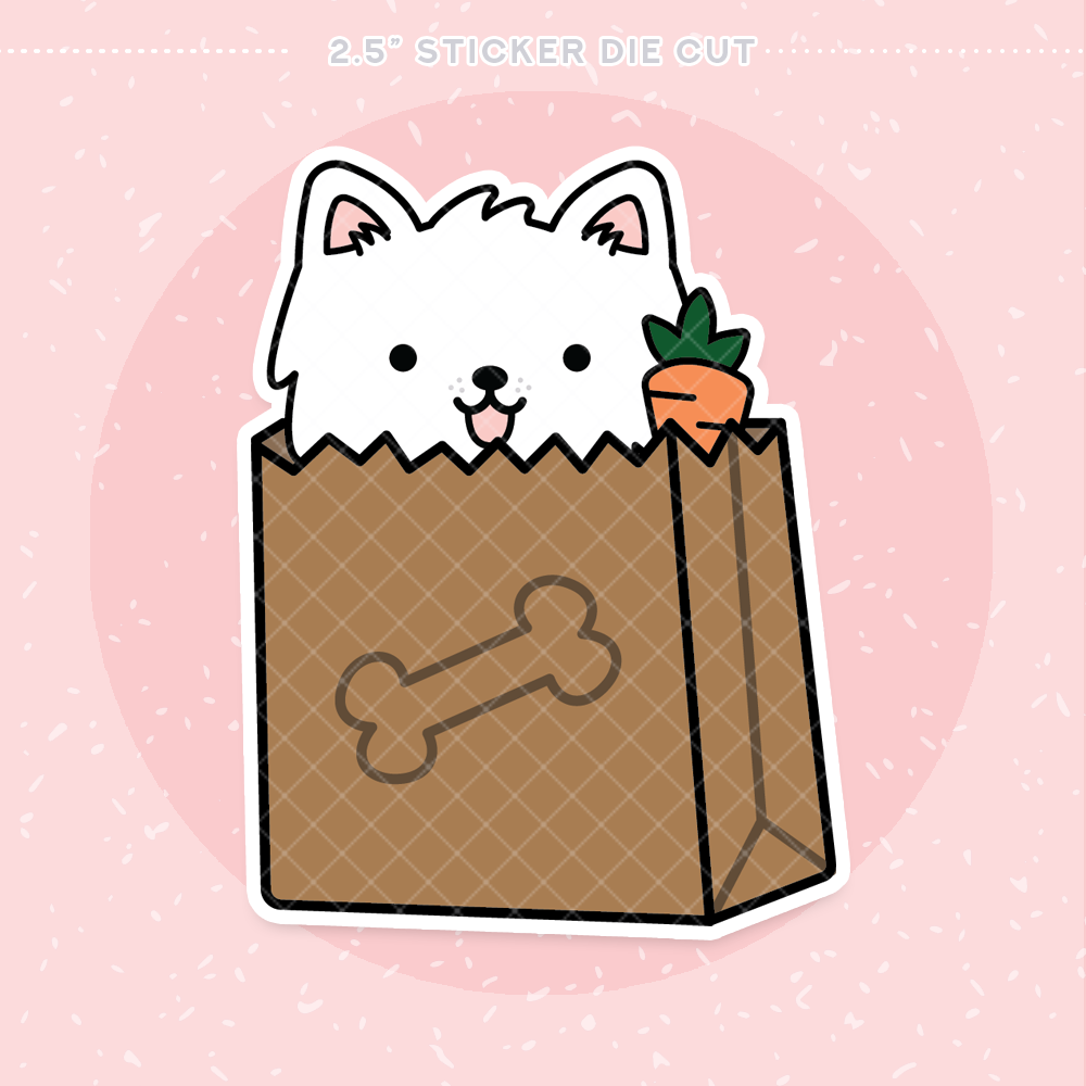 Groceries Sticker Die Cut
