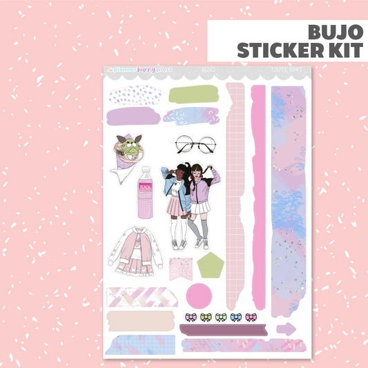 Cute Shit | Bujo Sticker Kit