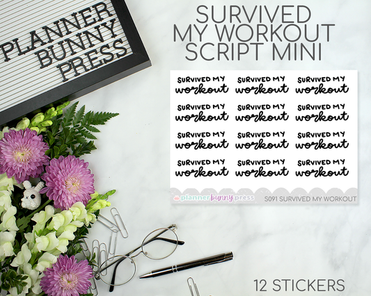 Survived My Workout | Script Mini