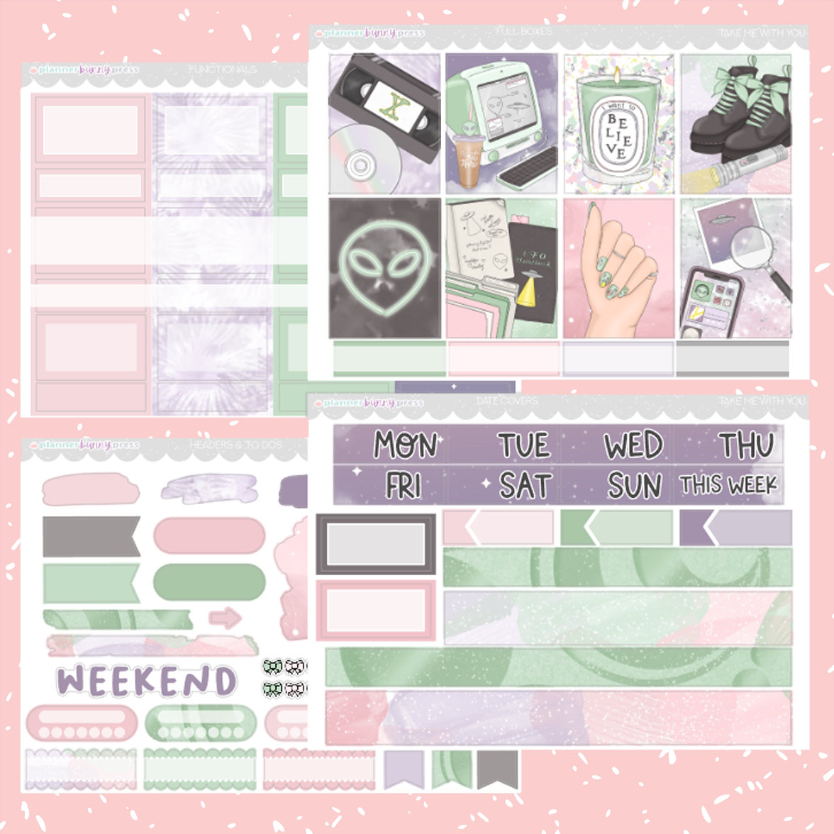 Take Me With You | Vertical Sticker Kit