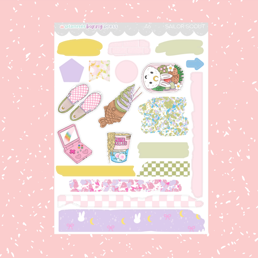 Sailor Scout | A6 Sticker Kit