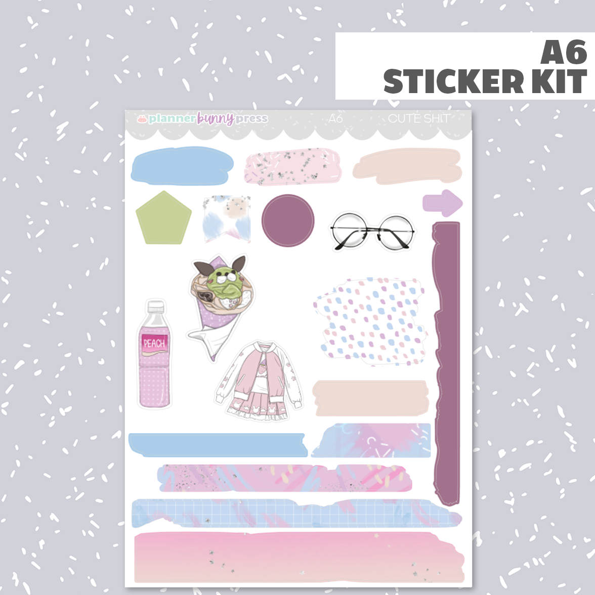Cute Shit | A6 Sticker Kit