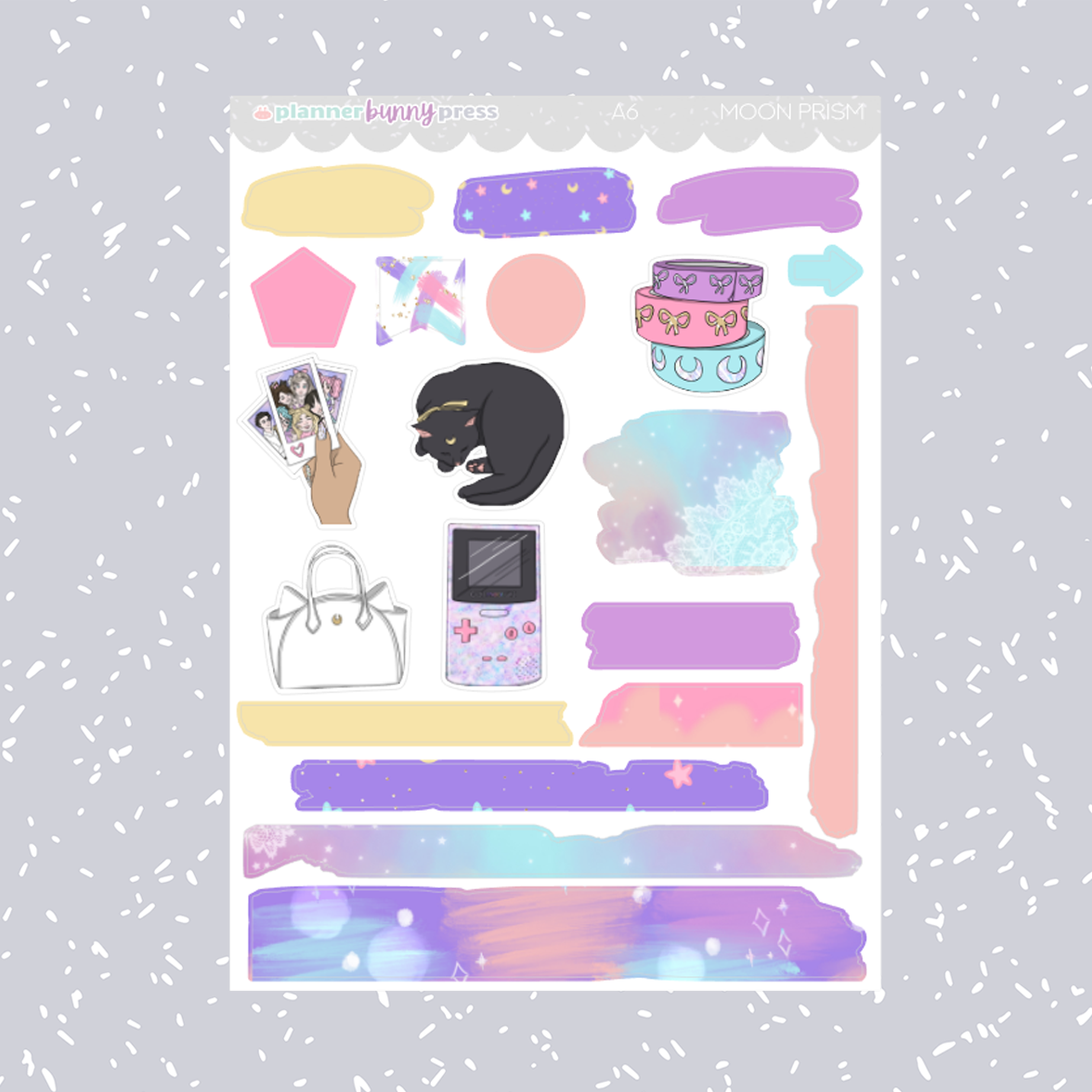 Moon Prism | A6 Sticker Kit