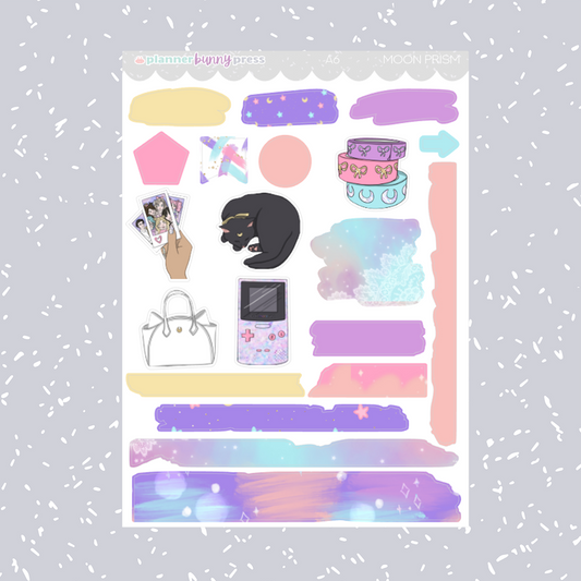 Moon Prism | A6 Sticker Kit