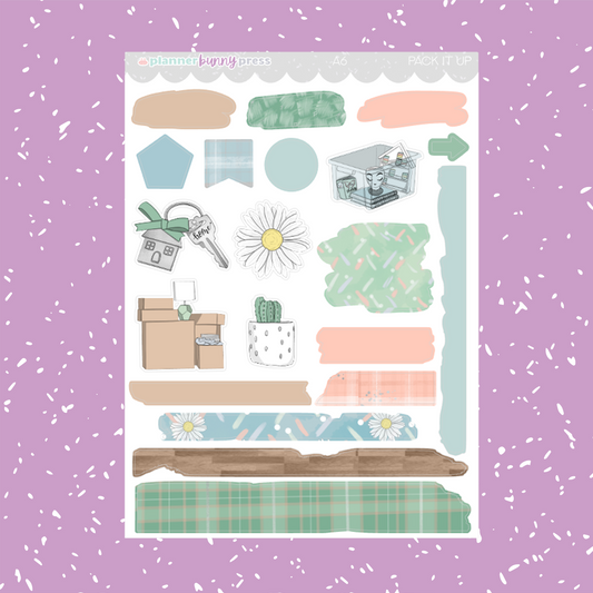 Pack It Up | A6 Sticker Kit