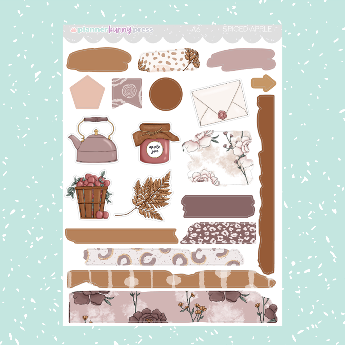 Spiced Apple | A6 Sticker Kit