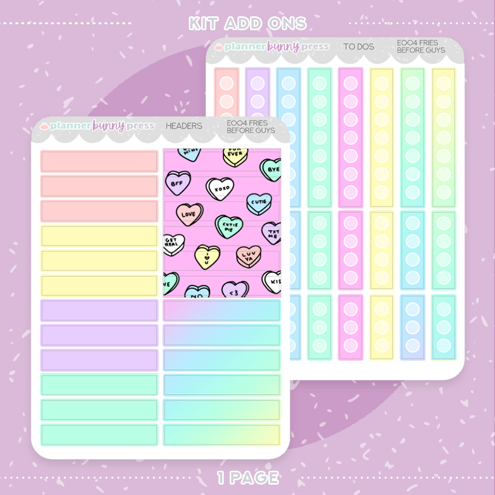 Sweethearts | Add Ons