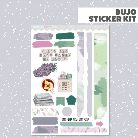 Book Nook | Bujo Sticker Kit