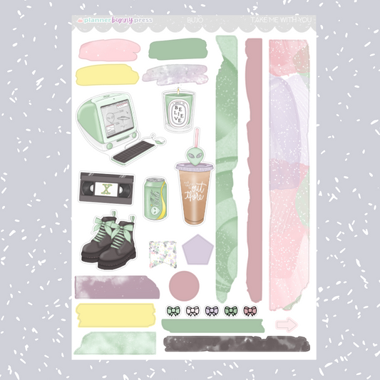 Take Me With You | Bujo Sticker Kit