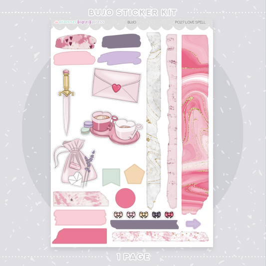 Love Spell | Bujo Sticker Kit