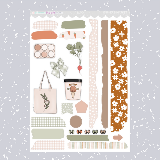 Farmer's Market  | Bujo Sticker Kit