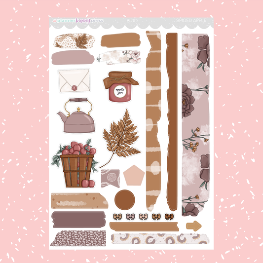 Spiced Apple | Bujo Sticker Kit
