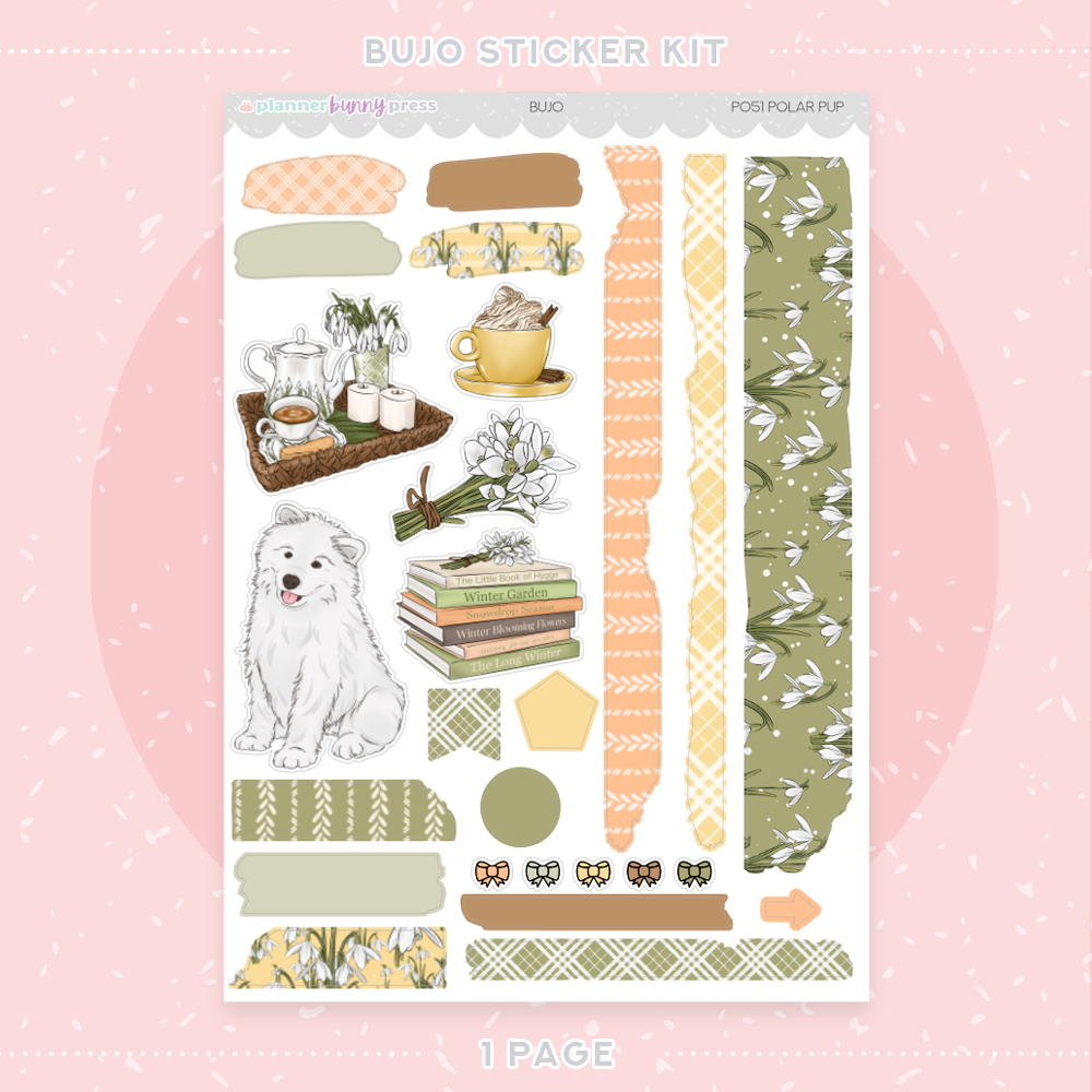 Polar Pup | Bujo Sticker Kit