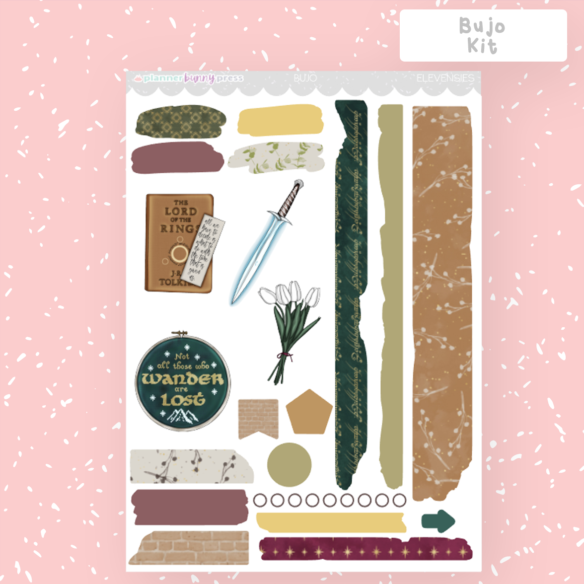 Elevensies | Bujo Sticker Kit