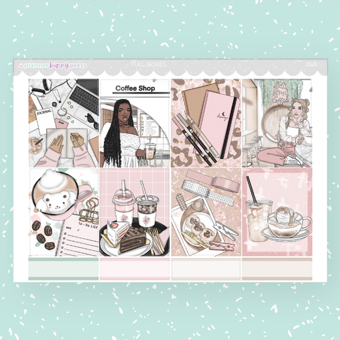 Java | Hobonichi Cousin Sticker Kit