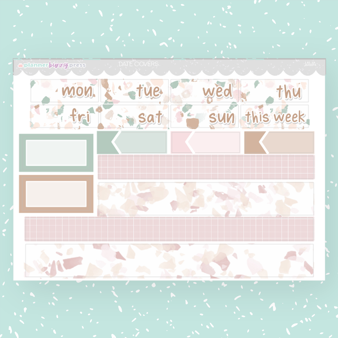 Java | Hobonichi Cousin Sticker Kit