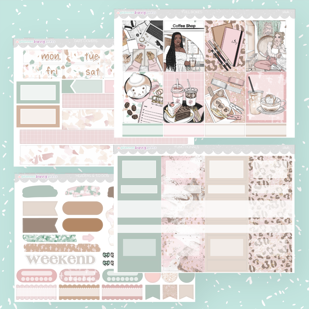 Java | Hobonichi Cousin Sticker Kit