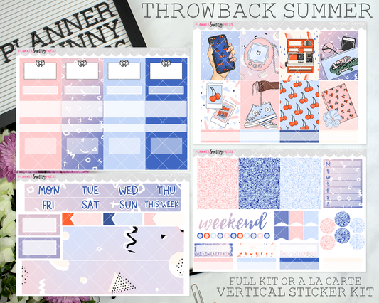 Throwback Summer | Vertical Sticker Kit