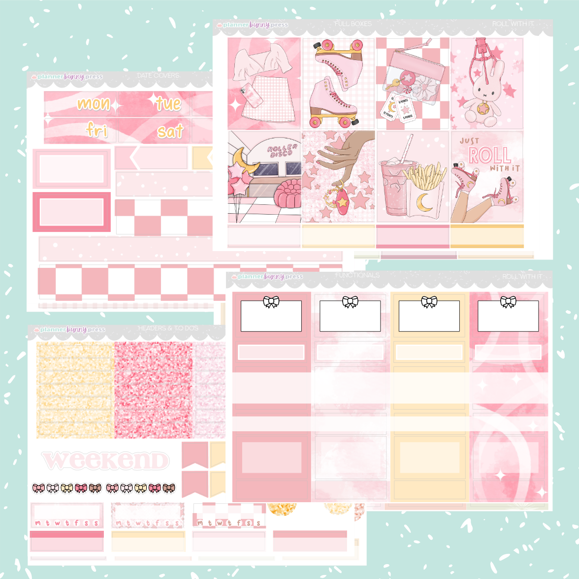 Roll With It | Vertical Sticker Kit