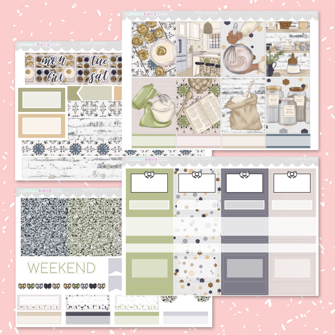 Sugar & Spice | Vertical Sticker Kit