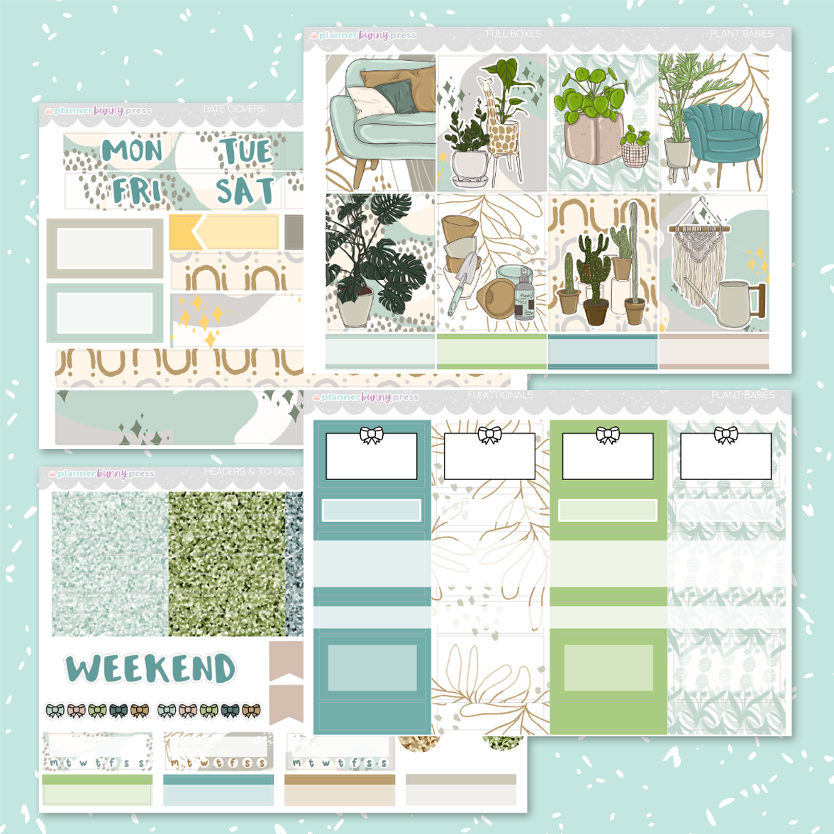 Plant Babies | Vertical Sticker Kit
