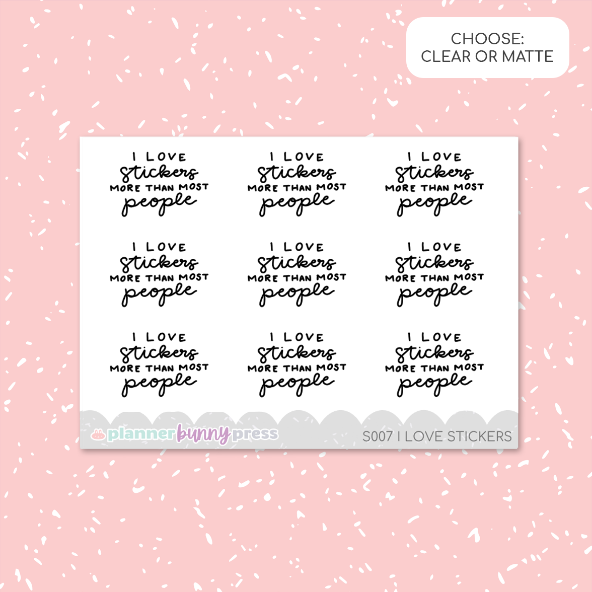 I love stickers | Script Mini