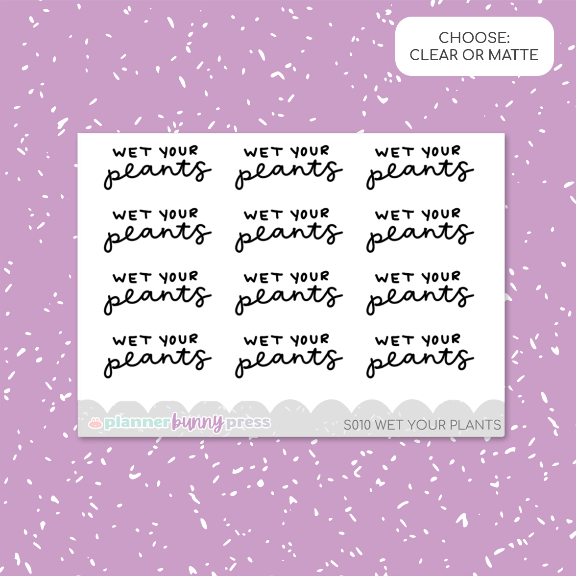 Wet your plants | Script Mini