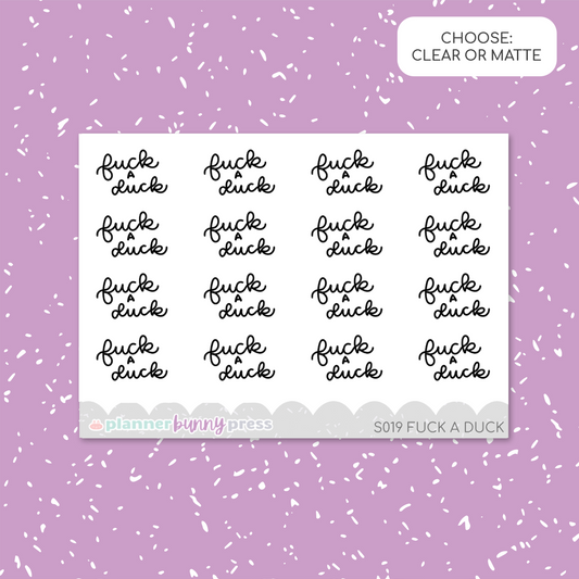 Fuck a duck | Script Mini