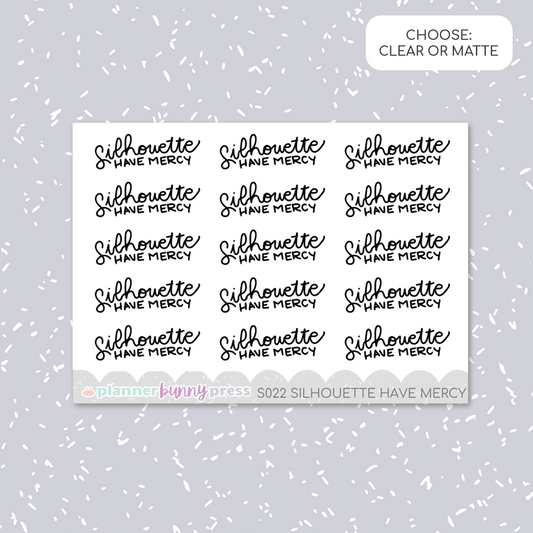 Silhouette have mercy | Script Mini