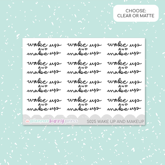 Wake Up & Make Up | Script Mini