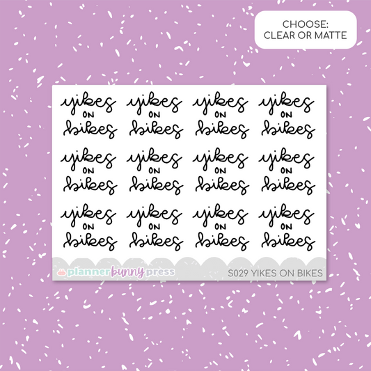 Yikes on Bikes | Script Mini
