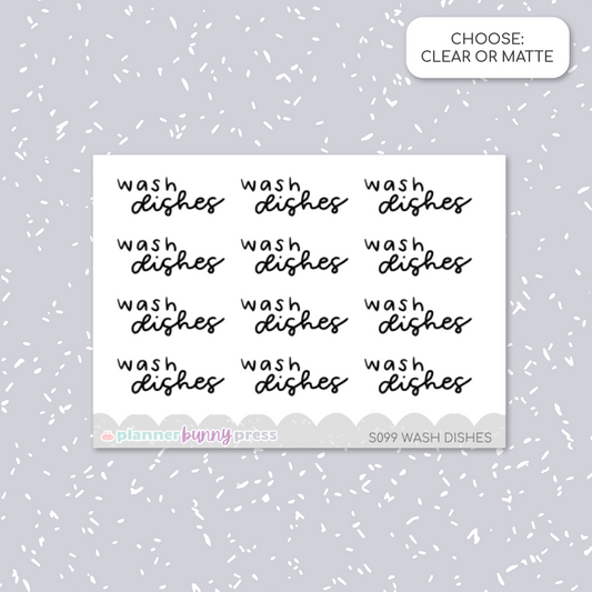 Wash Dishes | Script Mini