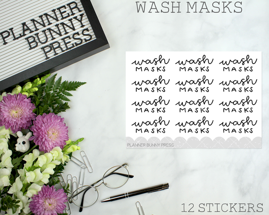 Wash Masks | Script Mini