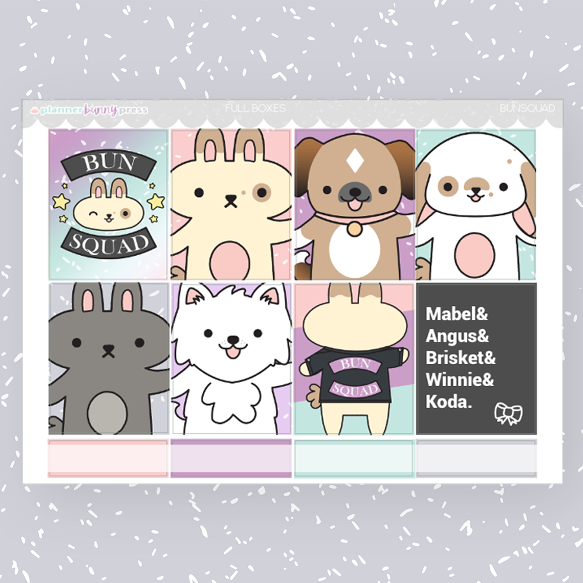 Bunsquad | Vertical Sticker Kit