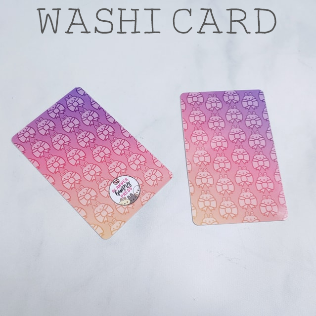 Bow Squad Washi Card | LAST CHANCE